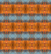 Wallpaper Blue Orange Water Abstract - £37.50 per Sq Metre Long Studio Design