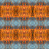 Wallpaper Blue Orange Water Abstract - £37.50 per Sq Metre Long Studio Design