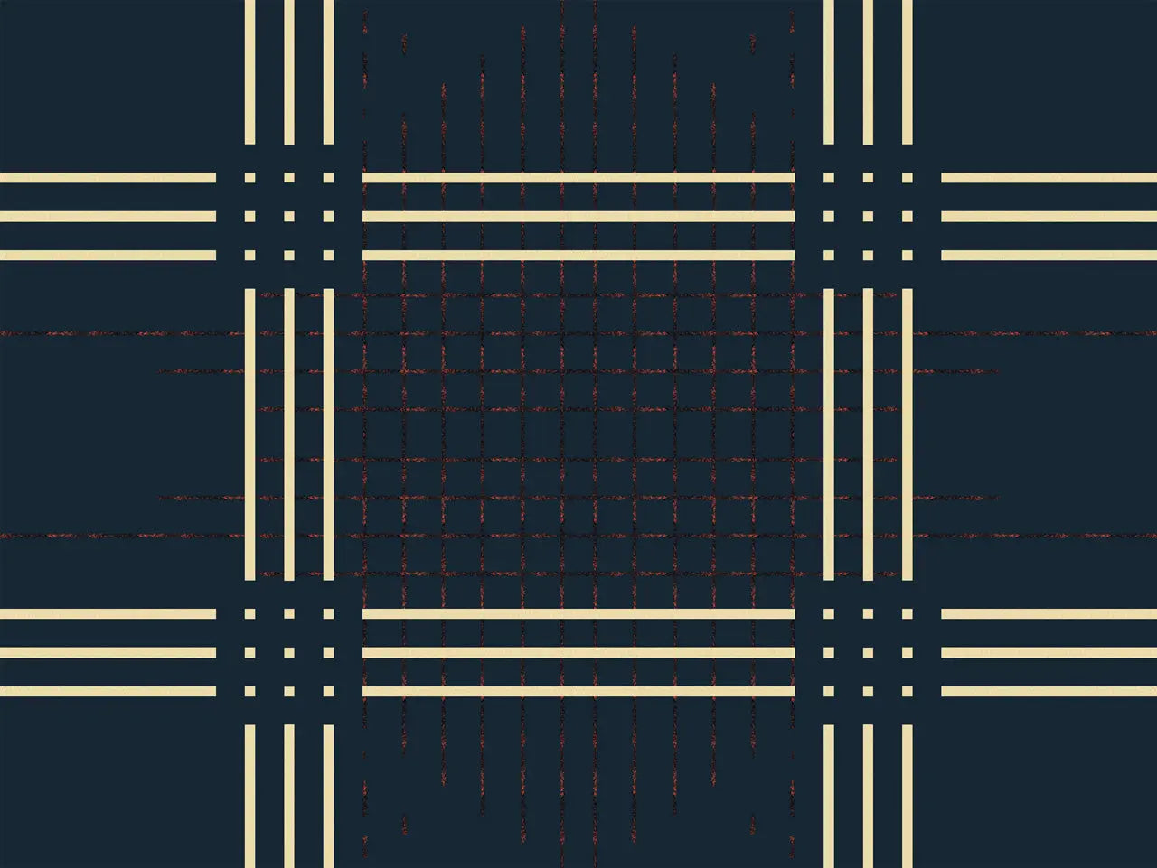 Wallpaper Grid 7 Navy Blue - £37.50 per Sq Metre Long Studio Design