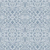 Wallpaper Hummingbird Damask Blue and Pale Blue - £37.50 per Sq Metre Long Studio Design