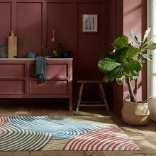  Wanda Swirl 2 Layer Washable Rug Dunelm