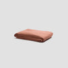 Warm Clay Linen Fitted Sheet Piglet