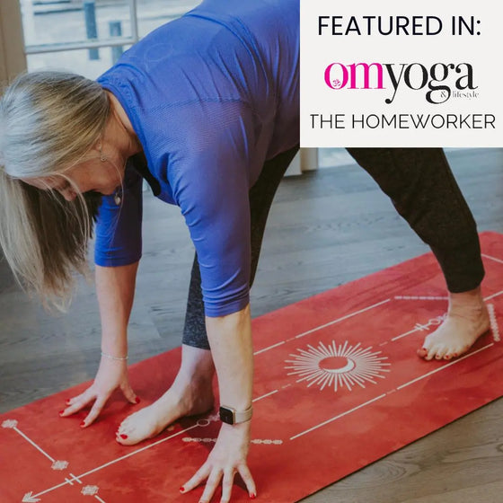 Warrior Red Velvet - Sustainable Yoga Mat Ladina Yoga