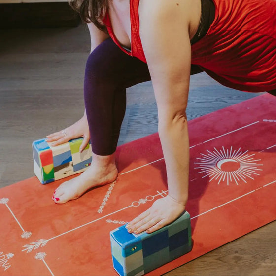 Warrior Red Velvet - Sustainable Yoga Mat Ladina Yoga