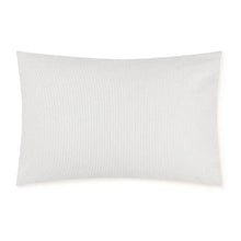  Washed Cotton Pillowcases Set of 2 | Light Grey Stripe MUJI UK