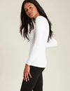 White Bamboo Women's Long Sleeve Top Boody