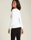 White Bamboo Women's Long Sleeve Top Boody