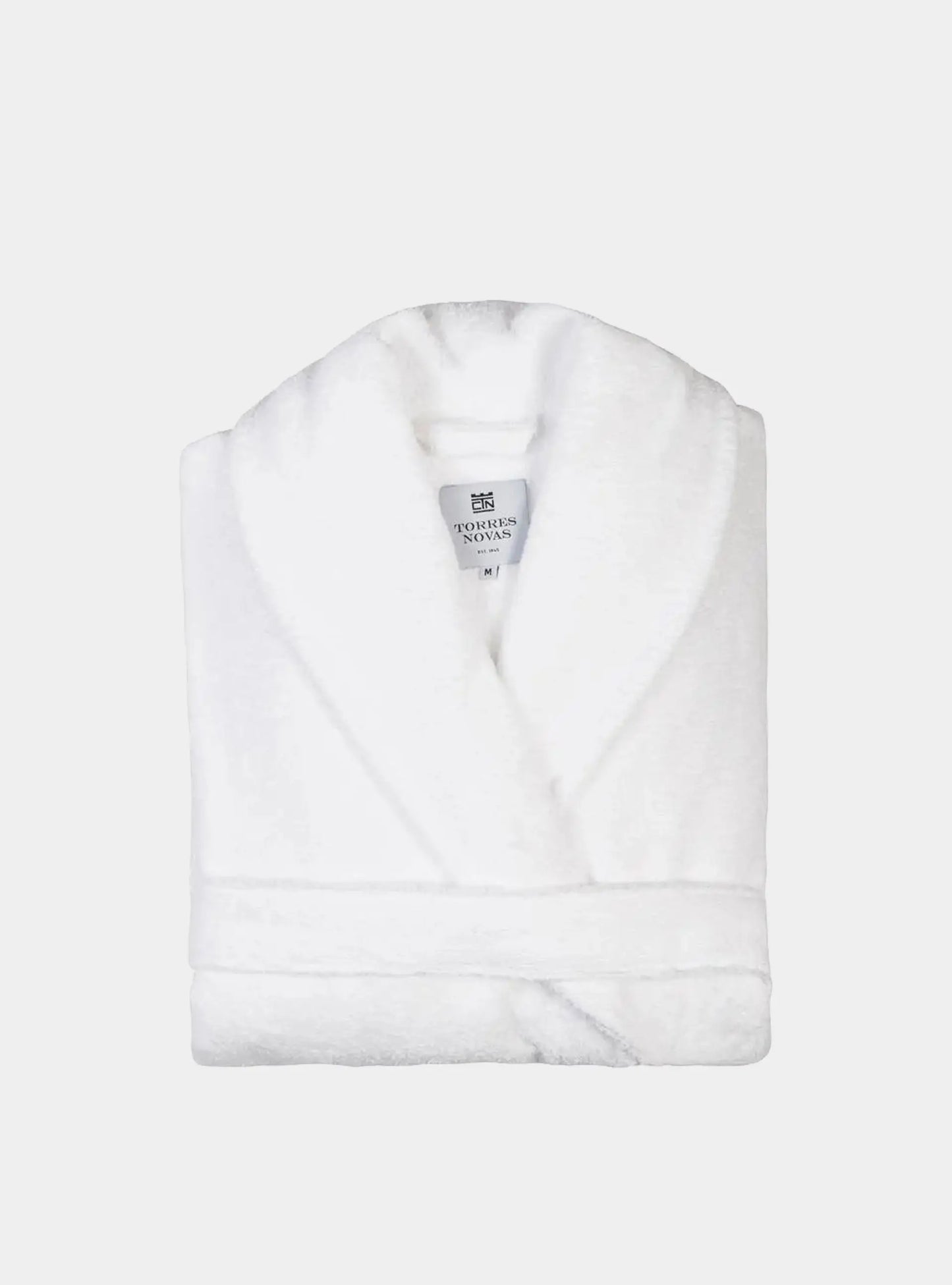 White Classic Cotton Bathrobe Torres Novas