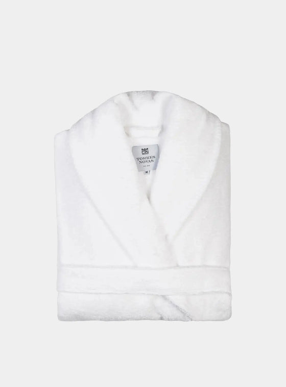 White Classic Cotton Bathrobe Torres Novas