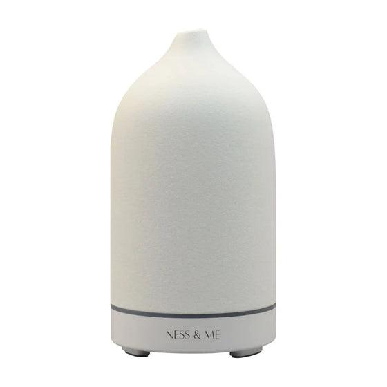 White Electric Ceramic Aroma Diffuser NESS & ME