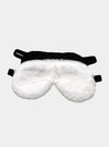 White Faux Fur Eye Mask by CosyPanda CosyPanda