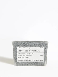  White Fig & Vanilla Detoxifying Soap Bar - 100g Helm London