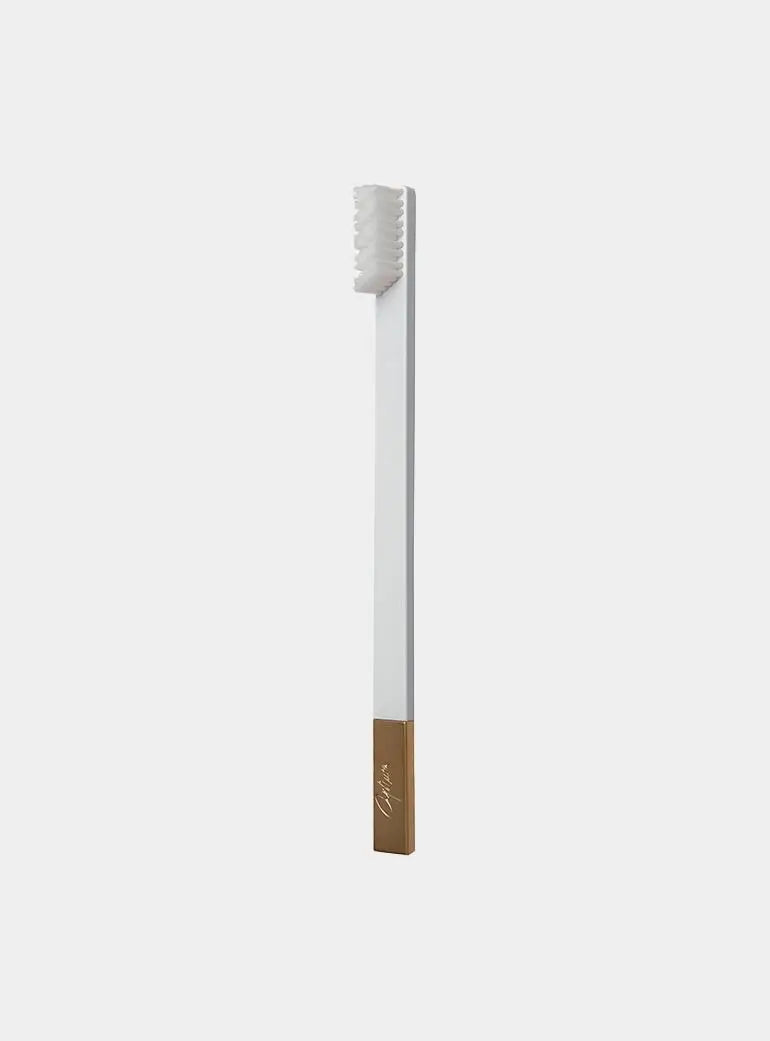 White Gold Toothbrush APRIORI