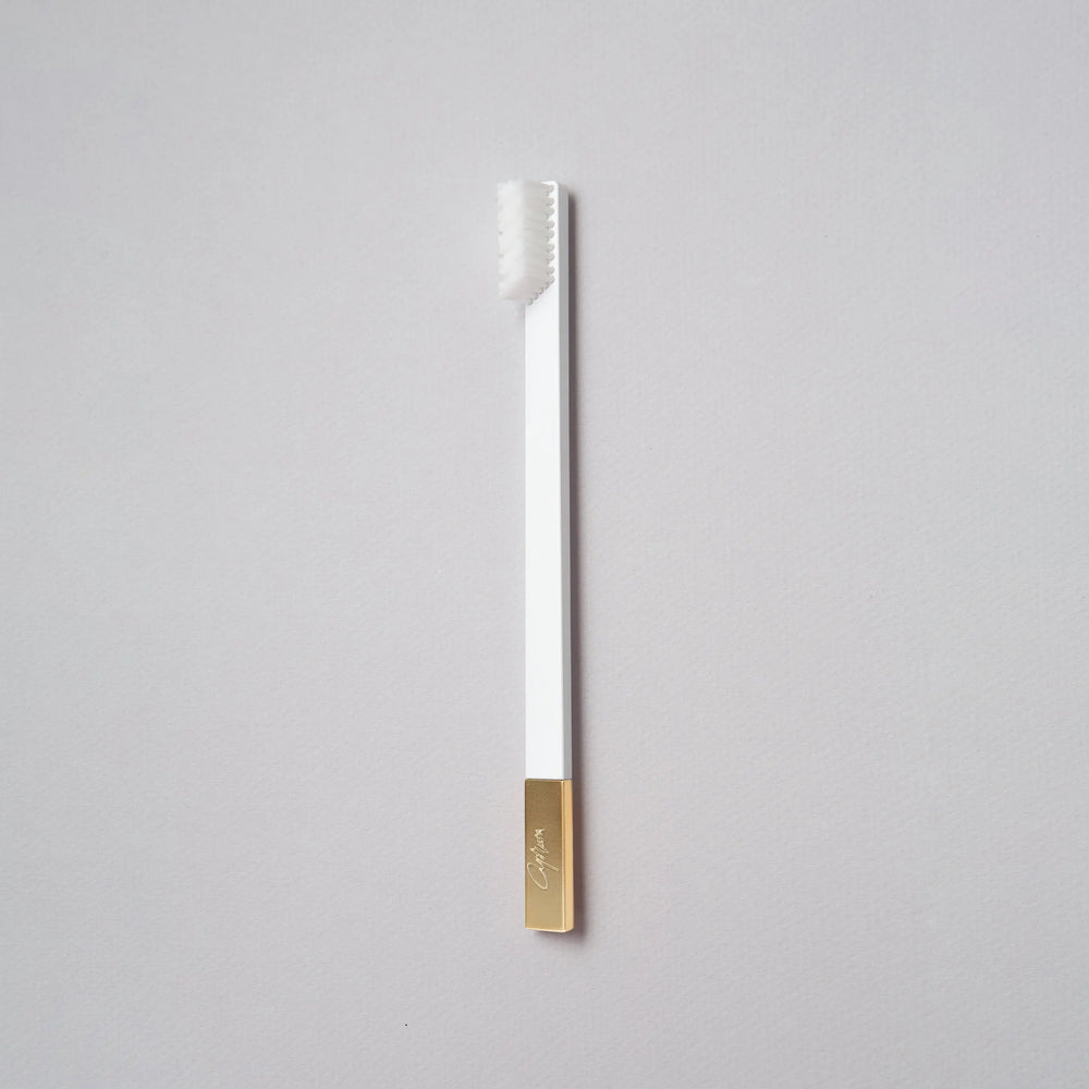 White Gold Toothbrush APRIORI