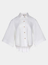 White Heavy Linen Shirt Perfect Days NOKAYA