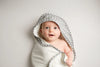 White Hooded Organic Bamboo Baby Towel The Bamboo Baby Company