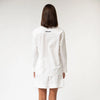 White InStyle Cotton Poplin Shirt - Myza