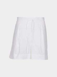  White InStyle Cotton Poplin Shorts