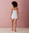 White Lara 100% Linen Cami Top The Secret Linen Store