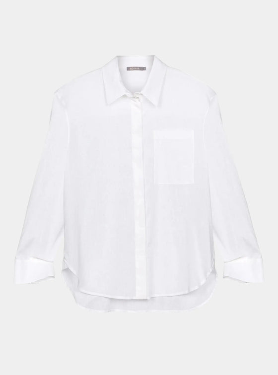 White Linen Voile Shirt NOKAYA