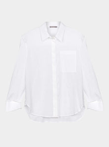  White Linen Voile Shirt