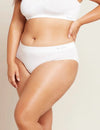 White Midi Briefs Boody