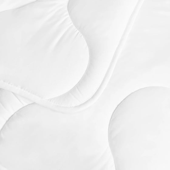 White Quilted Snuggle Blanket Ethical Bedding