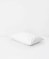 White Tencel Cotton Pillowcase - Piping Undercover Living