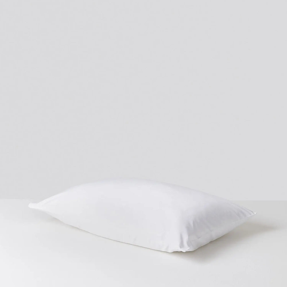 White Tencel Cotton Pillowcase Undercover Living