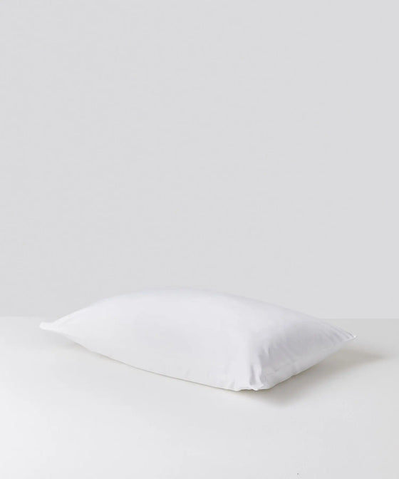 White Tencel Cotton Pillowcase Undercover Living