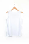 White Women's Buttoned Tank Top inara