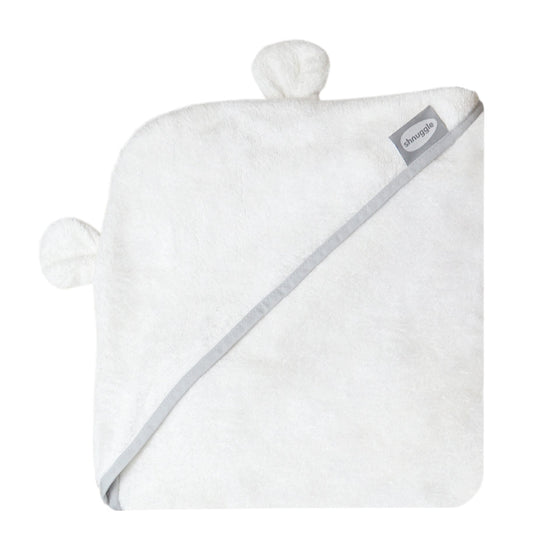 White Shnuggle Wearable Baby Towels