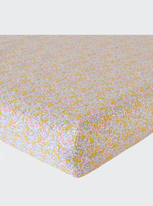  Fitted Sheet Made With Liberty Fabric WILTSHIRE BUD PINK