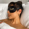 Wink Black Contoured 3D Blackout Sleep Mask SMUG