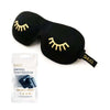 Wink Black Contoured 3D Blackout Sleep Mask SMUG