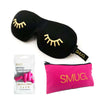 Wink Black Contoured 3D Blackout Sleep Mask SMUG