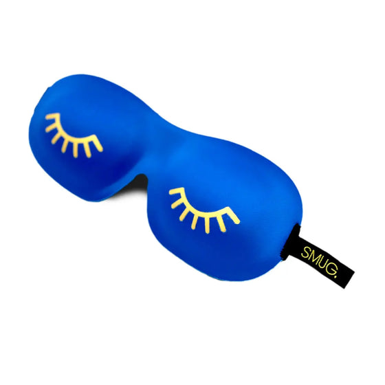 Wink Blue Contoured 3D Blackout Sleep Mask SMUG