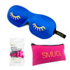 Wink Blue Contoured 3D Blackout Sleep Mask SMUG