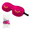 Wink Bright Pink Contoured 3D Blackout Sleep Mask SMUG