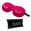 Wink Bright Pink Contoured 3D Blackout Sleep Mask SMUG