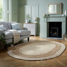  Wistow Jute Oval Rug Dunelm