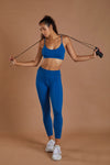 Women's Active Leggings - Royal Blue numbatsport