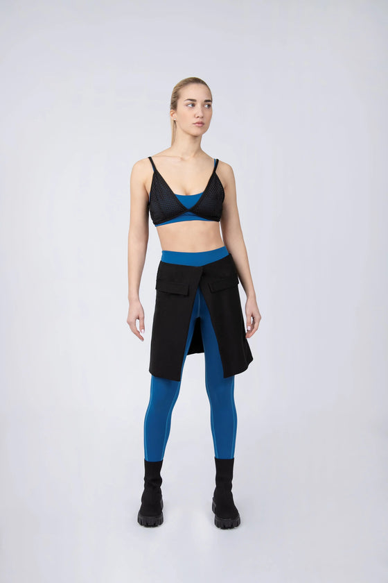 Women's Active Leggings - Royal Blue numbatsport