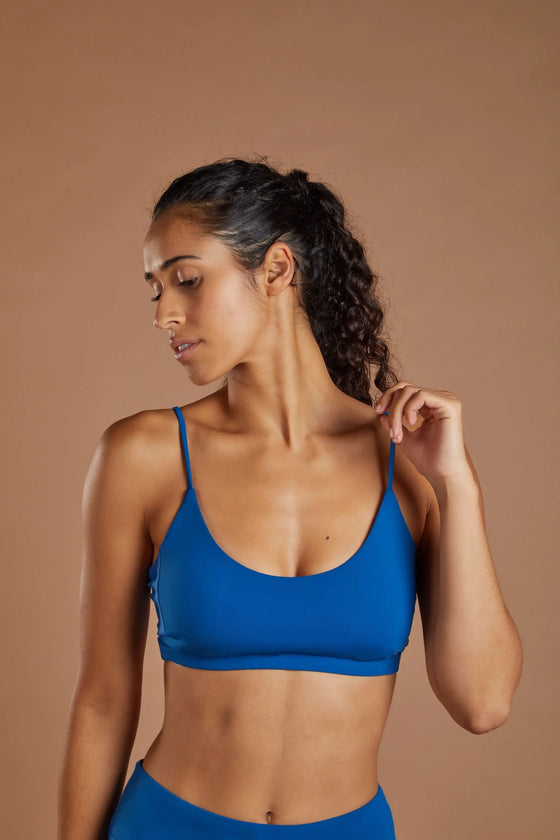 Women's Active Sports Bra - Royal Blue numbatsport