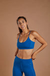 Women's Active Sports Bra - Royal Blue numbatsport