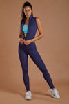 Women's Adapt Jumpsuit - Navy numbatsport