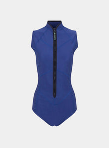  Women's Balance Bodysuit - Blue numbatsport