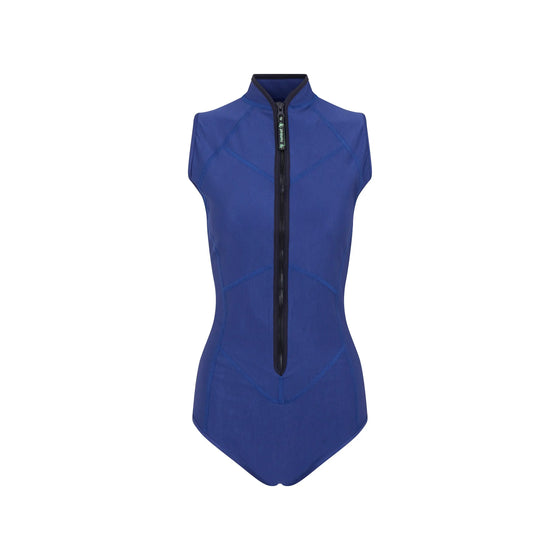 Women's Balance Bodysuit - Blue numbatsport