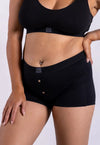 Women's Boxer Briefs, Black Pantee