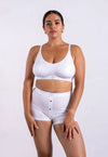 Women's Boxer Briefs, White Pantee